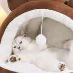 Four-Seasons Cat Nest – Warm Closed Bed for Cozy, All-Year Comfort