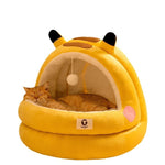 Four-Seasons Cat Nest – Warm Closed Bed for Cozy, All-Year Comfort