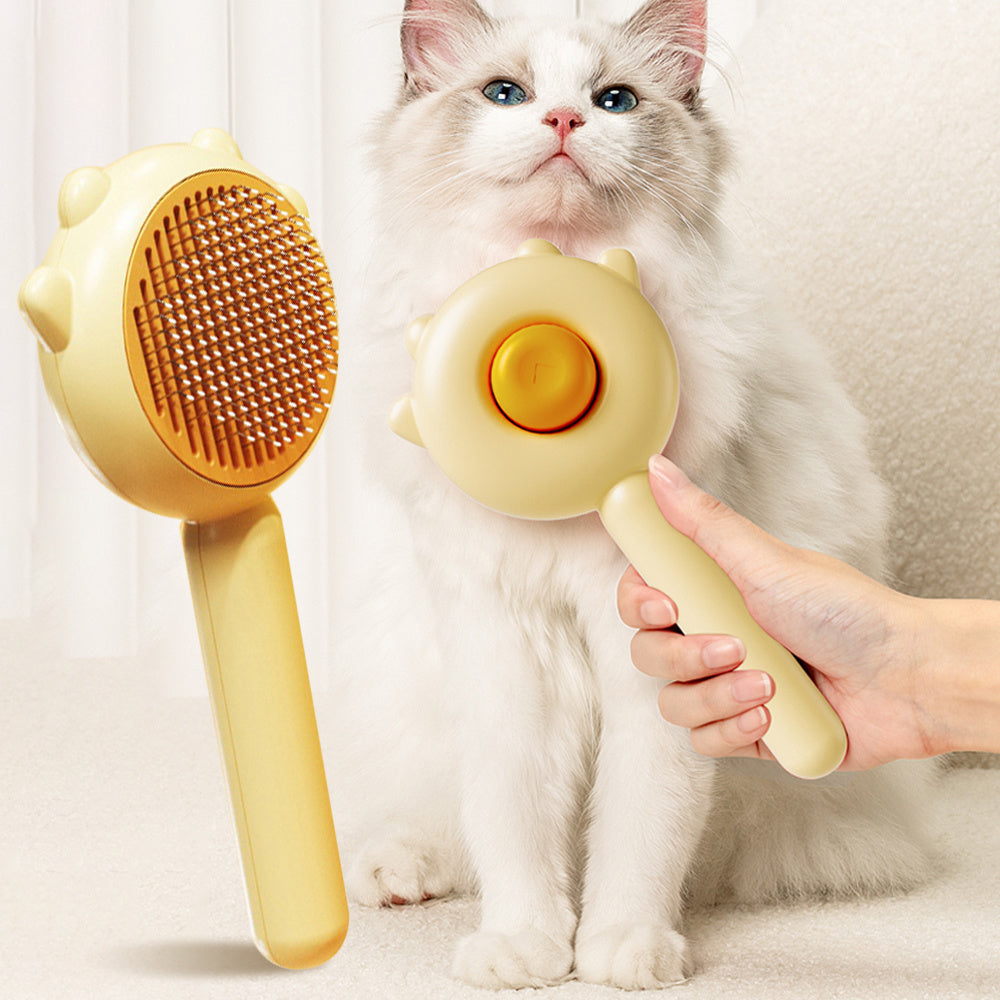 Cat Comb Massage Brush – Magic Hair Removal Grooming Tool for Pets