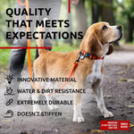 Waterproof Dog Collar Adjustable Dog Collar for Large Dogs Small and Medium Dogs Breakaway Dog Collar Waterproof with Plastic Buckle and QR Dog Tag Boy & Girl Dog Collars (Orange)