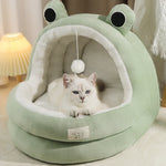Four-Seasons Cat Nest – Warm Closed Bed for Cozy, All-Year Comfort