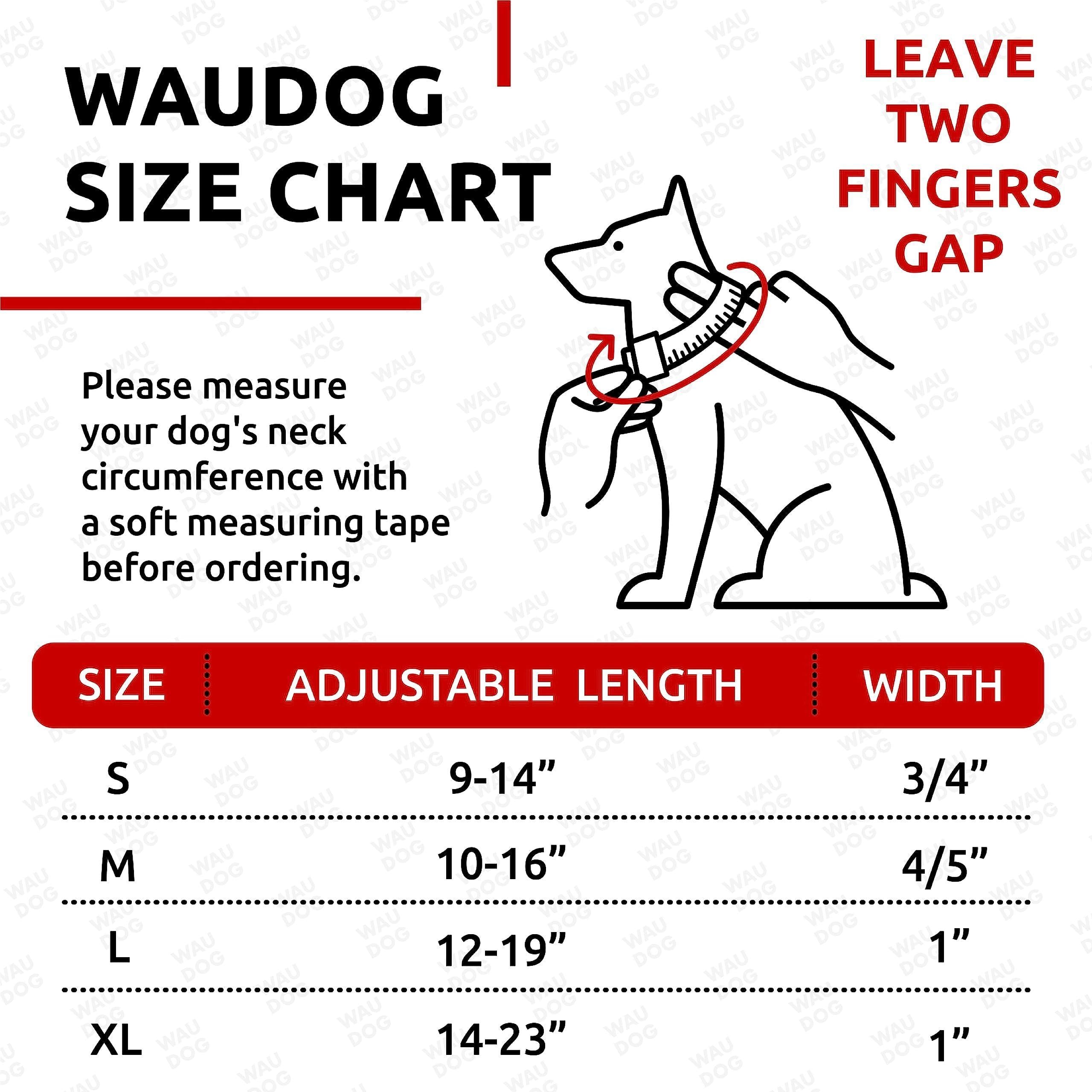 Waterproof Dog Collar Adjustable Dog Collar for Large Dogs Small and Medium Dogs Breakaway Dog Collar Waterproof with Plastic Buckle and QR Dog Tag Boy & Girl Dog Collars (Orange)