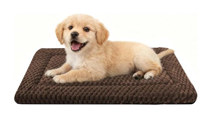 Dog Bed Crate Mat, Soft Durable Washable Anti-Slip